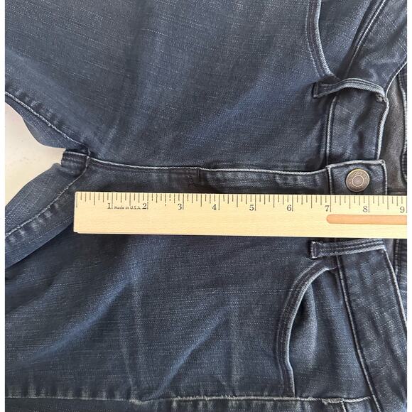 Uniqlo Women’s Tapered Jean Leggings Size 25 (25x25) Dark Wash Mid Rise READ - Picture 5 of 8